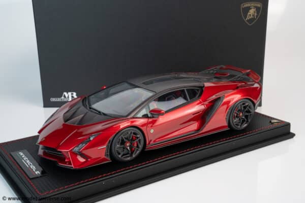 1:18 Lamborghini Invencible Rosso Efesto (Red) - Limited Edition Resin Model by MR Collection