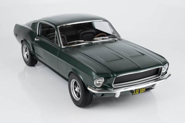 Norev 1:12 Ford Mustang Fastback Satin Green Metallic 1968 from "Bullitt" (122702) Diecast Model 10 Norev 1:12 Ford Mustang Fastback Satin Green Metallic 1968 from "Bullitt" (122702) Diecast Model