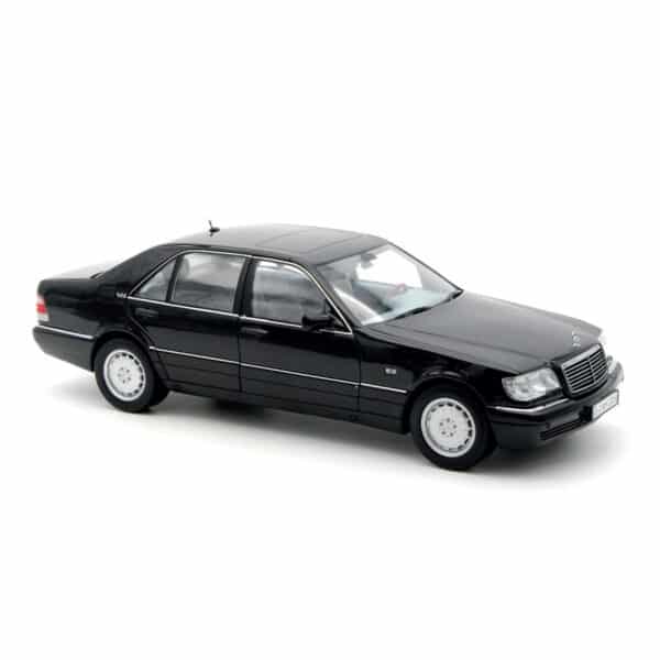 Norev 1:18 Mercedes-Benz S600 Obsidian Black Metallic 1997 (NV183045) Diecast Model