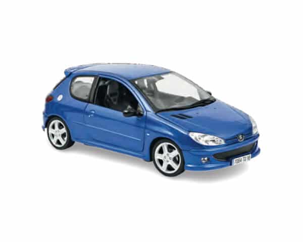 Norev 1:18 Peugeot 206 RC Reef Blue 2003 (NV184724) Diecast Model