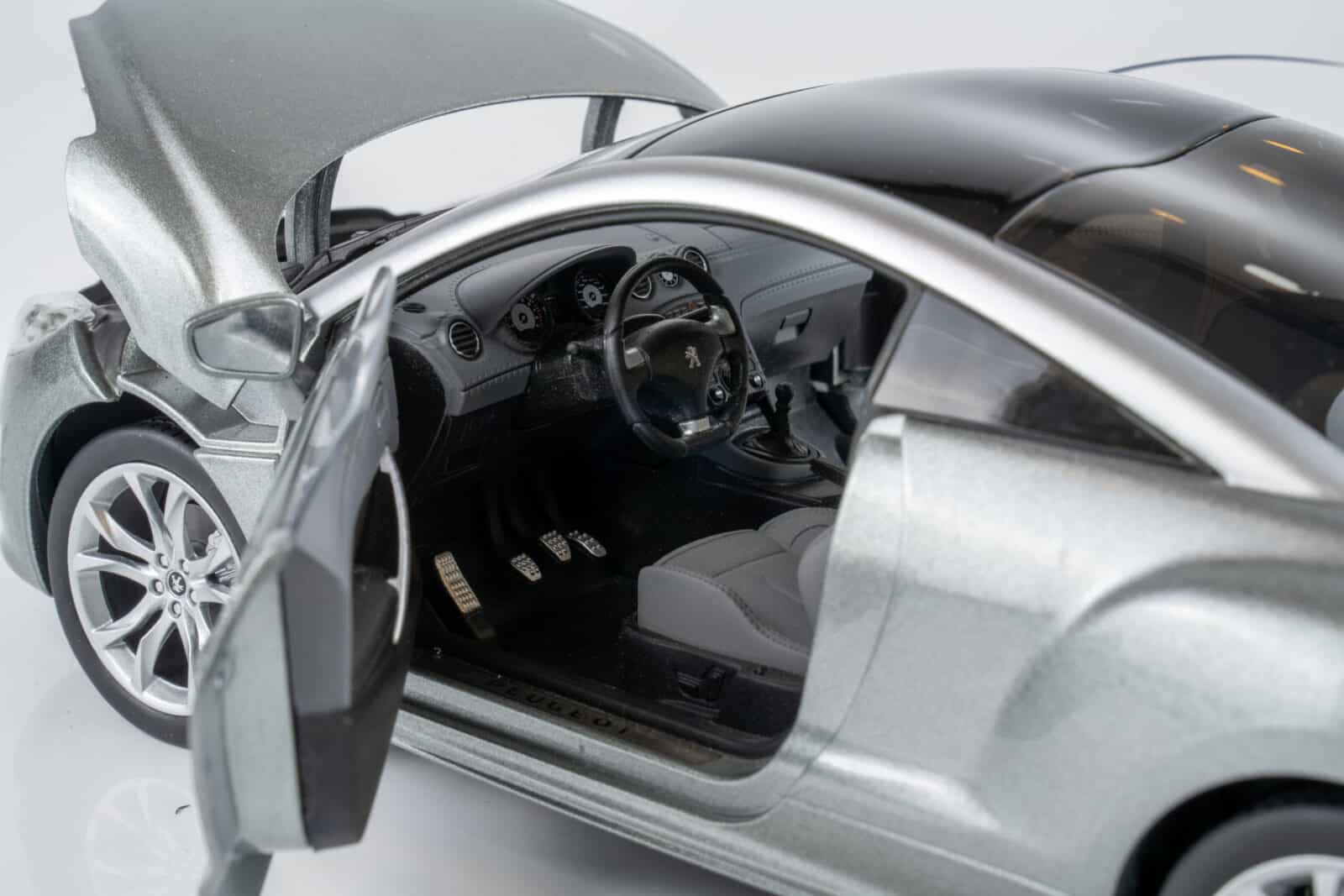 Norev 1:18 Peugeot RCZ Sidobre Grey 2010 (184875) Diecast Model