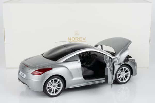 Norev 1:18 Peugeot RCZ Sidobre Grey 2010 (184875) Diecast Model 9 Norev 1:18 Peugeot RCZ Sidobre Grey 2010 (184875) Diecast Model