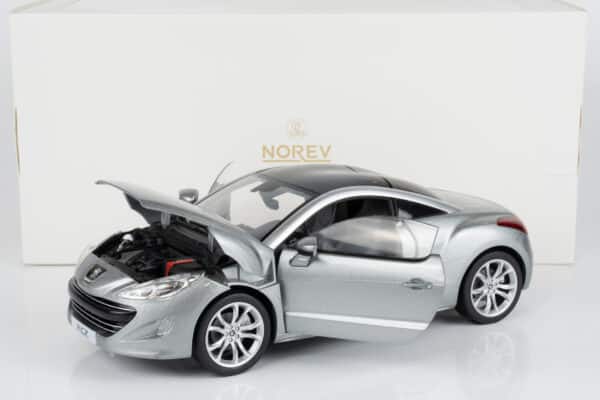Norev 1:18 Peugeot RCZ Sidobre Grey 2010 (184875) Diecast Model