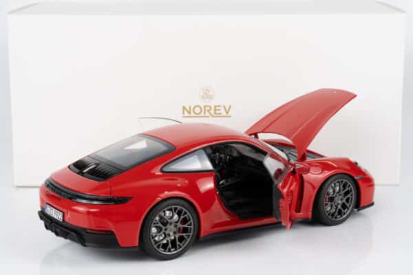 Norev 1:18 Porsche 911 (992) Carrera 2025 Guards Red (187171) Diecast Model 10 Norev 1:18 Porsche 911 (992) Carrera 2025 Guards Red (187171) Diecast Model