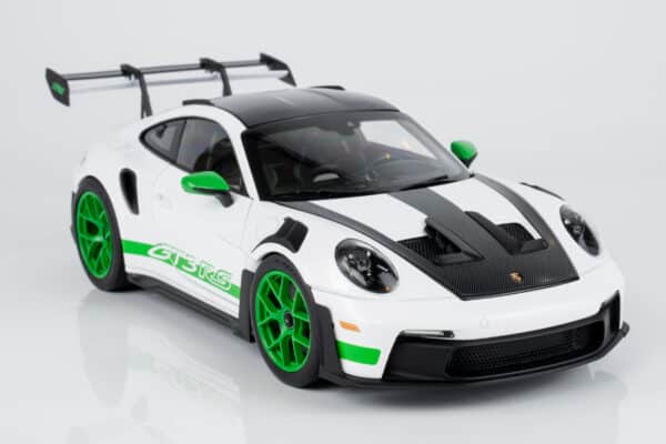 Norev 1:18 Porsche 911 (992) GT3 RS "Carrera RS Tribute" White and Python Green (187372) Diecast Model 13 Norev 1:18 Porsche 911 (992) GT3 RS "Carrera RS Tribute" White and Python Green (187372) Diecast Model