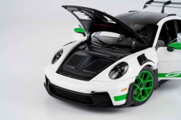 Norev 1:18 Porsche 911 (992) GT3 RS "Carrera RS Tribute" White and Python Green (187372) Diecast Model 12 Norev 1:18 Porsche 911 (992) GT3 RS "Carrera RS Tribute" White and Python Green (187372) Diecast Model