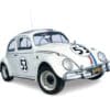 Norev 1:18 Volkswagen Beetle 1200 'Herbie' Movie Car No.53 1963 (NV188680) Diecast Model 3 Norev 1:18 Volkswagen Beetle 1200 'Herbie' Movie Car No.53 1963 (NV188680) Diecast Model