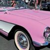 Norev - 1:18 1956 Chevrolet Corvette - Pink - Diecast Model Car 3 NV189070_cropped