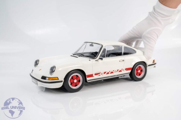 Norev - 1:12 Porsche 911 Carrera RS 2.7 1973 Grand Prix White & Red - Diecast Model 11 Norev - 1:12 Porsche 911 Carrera RS 2.7 1973 Grand Prix White & Red - Diecast Model