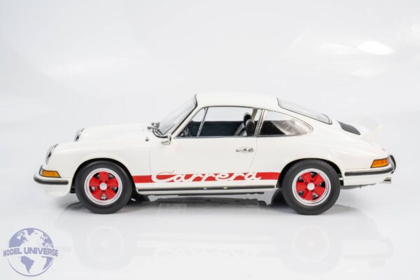 Norev - 1:12 Porsche 911 Carrera RS 2.7 1973 Grand Prix White & Red - Diecast Model 16 Norev - 1:12 Porsche 911 Carrera RS 2.7 1973 Grand Prix White & Red - Diecast Model