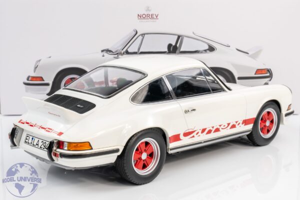 Norev - 1:12 Porsche 911 Carrera RS 2.7 1973 Grand Prix White & Red - Diecast Model 10 Norev - 1:12 Porsche 911 Carrera RS 2.7 1973 Grand Prix White & Red - Diecast Model