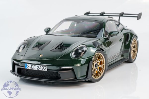 Norev - 1:12 Porsche 911 GT3 RS Jet Green Metallic and Black 2022 - Limited Edition Diecast Model 9 Norev - 1:12 Porsche 911 GT3 RS Jet Green Metallic and Black 2022 - Limited Edition Diecast Model