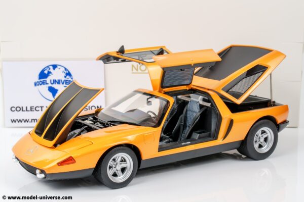 Norev - 1:18 Mercedes-Benz C111 / II 1970 Autumn Orange Metallic - Diecast Model 12 Norev - 1:18 Mercedes-Benz C111 / II 1970 Autumn Orange Metallic - Diecast Model