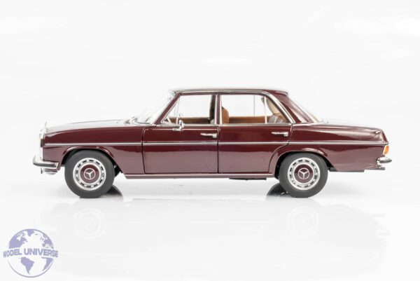Norev - 1:18 Mercedes-Benz 200/8 Dark Reddish Brown 1968 (W115) - Diecast Model 21 Norev - 1:18 Mercedes-Benz 200/8 Dark Reddish Brown 1968 (W115) - Diecast Model
