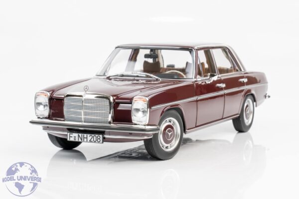 Norev - 1:18 Mercedes-Benz 200/8 Dark Reddish Brown 1968 (W115) - Diecast Model 19 Norev - 1:18 Mercedes-Benz 200/8 Dark Reddish Brown 1968 (W115) - Diecast Model