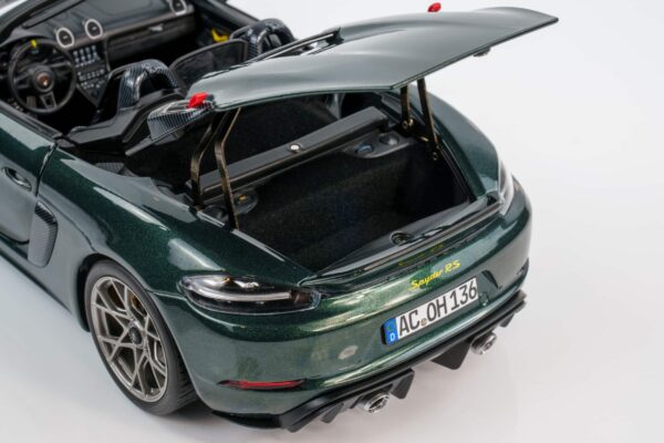 Norev - 1:18 Porsche 718 Spyder RS 2023 Forest Green with Weissach Package - Diecast Model 19 Norev - 1:18 Porsche 718 Spyder RS 2023 Forest Green with Weissach Package - Diecast Model
