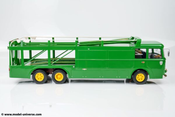 Norev - 1:18 Fiat Bartoletti Tipo 306/2 David Piper Racing Green Race Car Transporter - Limited Edition Diecast Model 24 Norev - 1:18 Fiat Bartoletti Tipo 306/2 David Piper Racing Green Race Car Transporter - Limited Edition Diecast Model