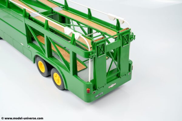 Norev - 1:18 Fiat Bartoletti Tipo 306/2 David Piper Racing Green Race Car Transporter - Limited Edition Diecast Model 21 Norev - 1:18 Fiat Bartoletti Tipo 306/2 David Piper Racing Green Race Car Transporter - Limited Edition Diecast Model