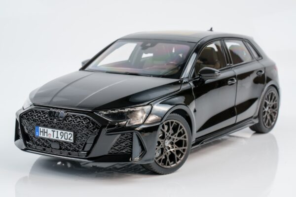 Norev - 1:18 Audi RS3 Hatchback Myth Black 2025 - Diecast Model 20 Norev - 1:18 Audi RS3 Hatchback Myth Black 2025 - Diecast Model