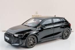 Norev - 1:18 Audi RS3 Hatchback Myth Black 2025 - Diecast Model