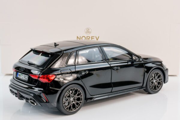 Norev - 1:18 Audi RS3 Hatchback Myth Black 2025 - Diecast Model 13 Norev - 1:18 Audi RS3 Hatchback Myth Black 2025 - Diecast Model