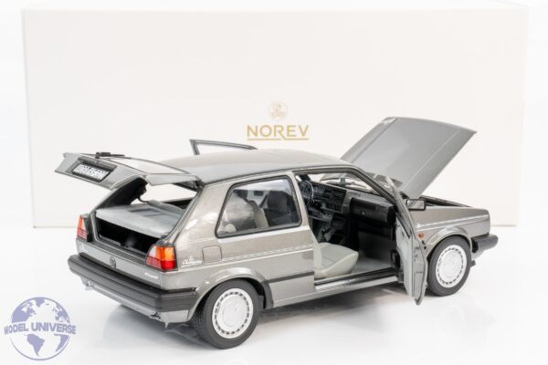 Norev - 1:18 Volkswagen VW Golf II Champion Grey Metallic 1989 - Diecast Model 13 Norev - 1:18 Volkswagen VW Golf II Champion Grey Metallic 1989 - Diecast Model
