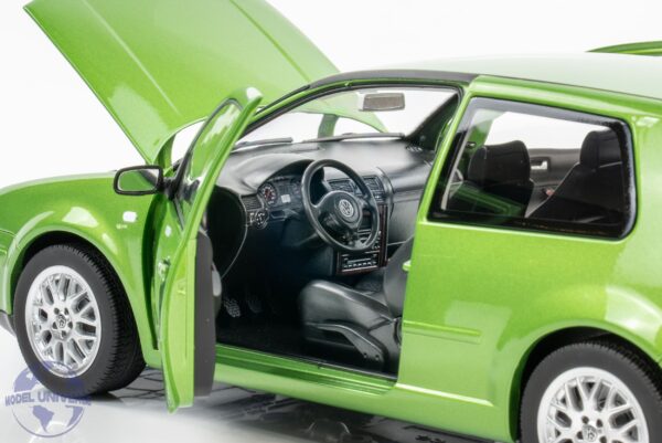 Norev - 1:18 Volkswagen VW Golf IV GTI Cosmic Green Metallic 1998 - Diecast Model 17 Norev - 1:18 Volkswagen VW Golf IV GTI Cosmic Green Metallic 1998 - Diecast Model