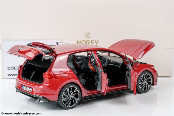 Norev - 1:18 Volkswagen VW Golf GTI Red 2020 - Diecast Model 15 Norev - 1:18 Volkswagen VW Golf GTI Red 2020 - Diecast Model