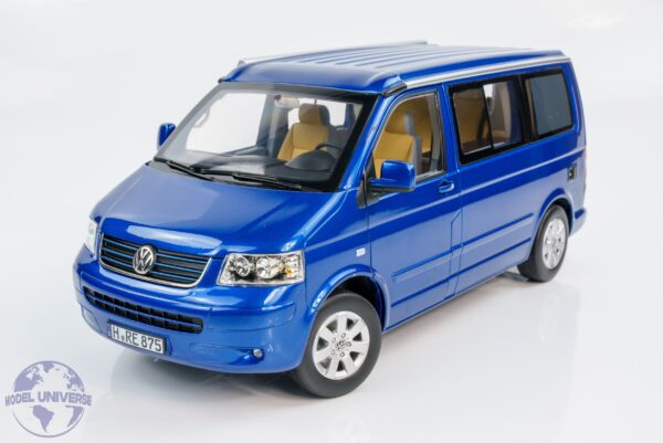 Norev - 1:18 Volkswagen VW California Blue 2003 - Diecast Model 16 Norev - 1:18 Volkswagen VW California Blue 2003 - Diecast Model
