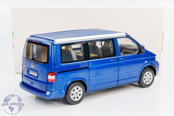 Norev - 1:18 Volkswagen VW California Blue 2003 - Diecast Model 11 Norev - 1:18 Volkswagen VW California Blue 2003 - Diecast Model