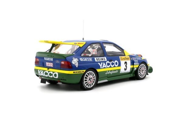 otto mobile - 1:18 ford escort rs cosworth blue #3 p.bernardini rallye monte carlo 1996