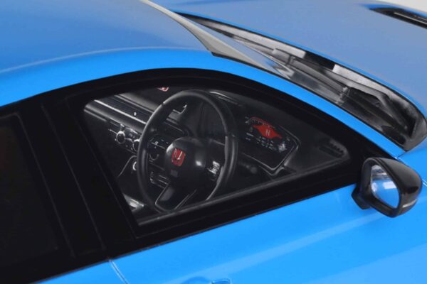 1:18 Honda Civic Type R Racing Boost Blue Pearl 2022 Resin Model - Otto Mobile 17 1:18 Honda Civic Type R Racing Boost Blue Pearl 2022 Resin Model - Otto Mobile