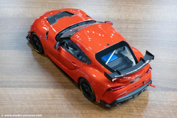 Otto Mobile - 1:18 Toyota Supra GT4 100 Edition Plasma Orange 2023 - Limited Edition Resin Model
