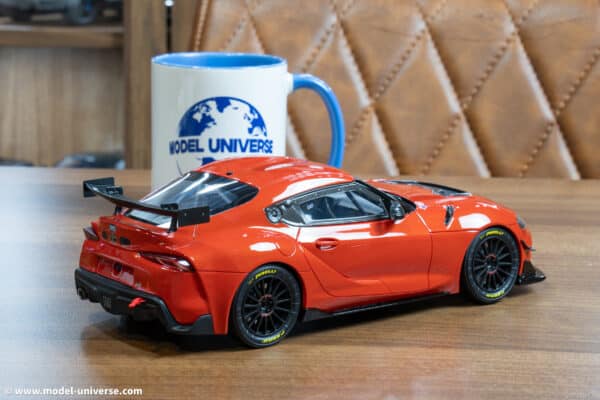 Otto Mobile - 1:18 Toyota Supra GT4 100 Edition Plasma Orange 2023 - Limited Edition Resin Model