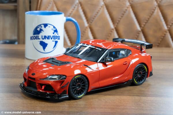 Otto Mobile - 1:18 Toyota Supra GT4 100 Edition Plasma Orange 2023 - Limited Edition Resin Model