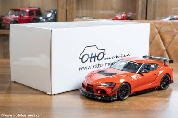Otto Mobile - 1:18 Toyota Supra GT4 100 Edition Plasma Orange 2023 - Limited Edition Resin Model