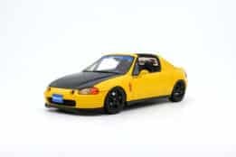 1:18 Honda Civic Del Sol Spoon Phoenix Yellow 1996 - Limited Edition Resin Model - Otto Mobile