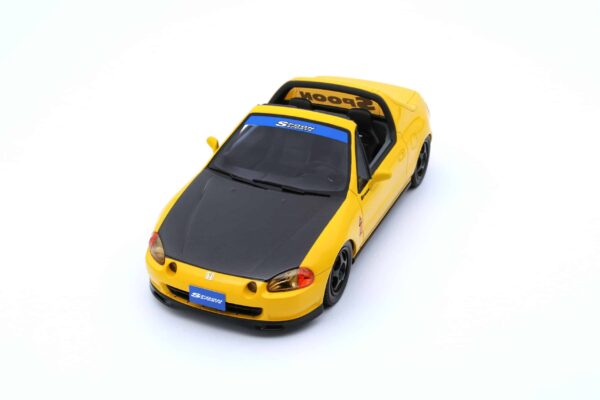1:18 Honda Civic Del Sol Spoon Phoenix Yellow 1996 - Limited Edition Resin Model - Otto Mobile 14 1:18 Honda Civic Del Sol Spoon Phoenix Yellow 1996 - Limited Edition Resin Model - Otto Mobile