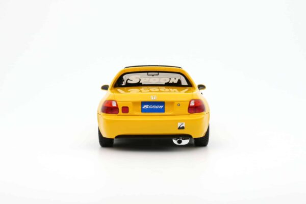 1:18 Honda Civic Del Sol Spoon Phoenix Yellow 1996 - Limited Edition Resin Model - Otto Mobile 11 1:18 Honda Civic Del Sol Spoon Phoenix Yellow 1996 - Limited Edition Resin Model - Otto Mobile