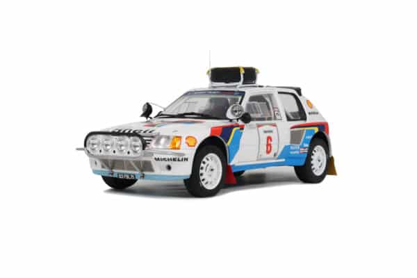 1:18 Peugeot 205 T16 No.6 Timo Salonen Safari Rally 1985 - Limited Edition Resin Model - Otto Mobile