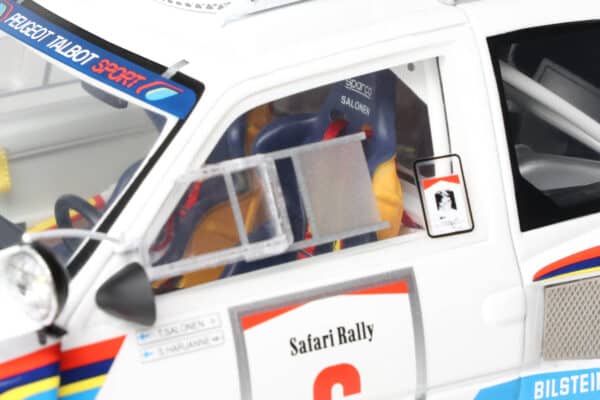 1:18 Peugeot 205 T16 No.6 Timo Salonen Safari Rally 1985 - Limited Edition Resin Model - Otto Mobile - Image 6