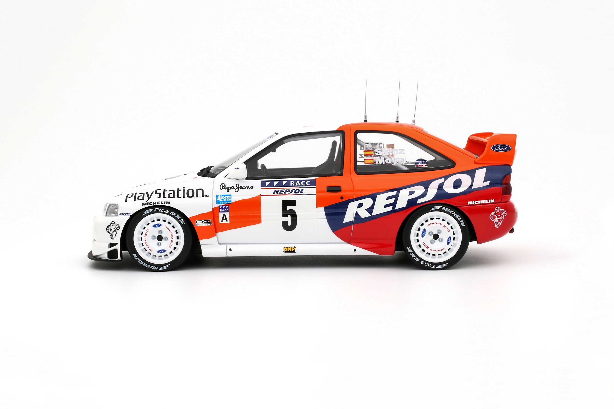 Otto Mobile 1:18 Ford Escort WRC Carlos Sainz Catalonia Rally 1997 (OT1179) Limited Edition Resin Model 3 Otto Mobile 1:18 Ford Escort WRC Carlos Sainz Catalonia Rally 1997 (OT1179) Limited Edition Resin Model - Image 3