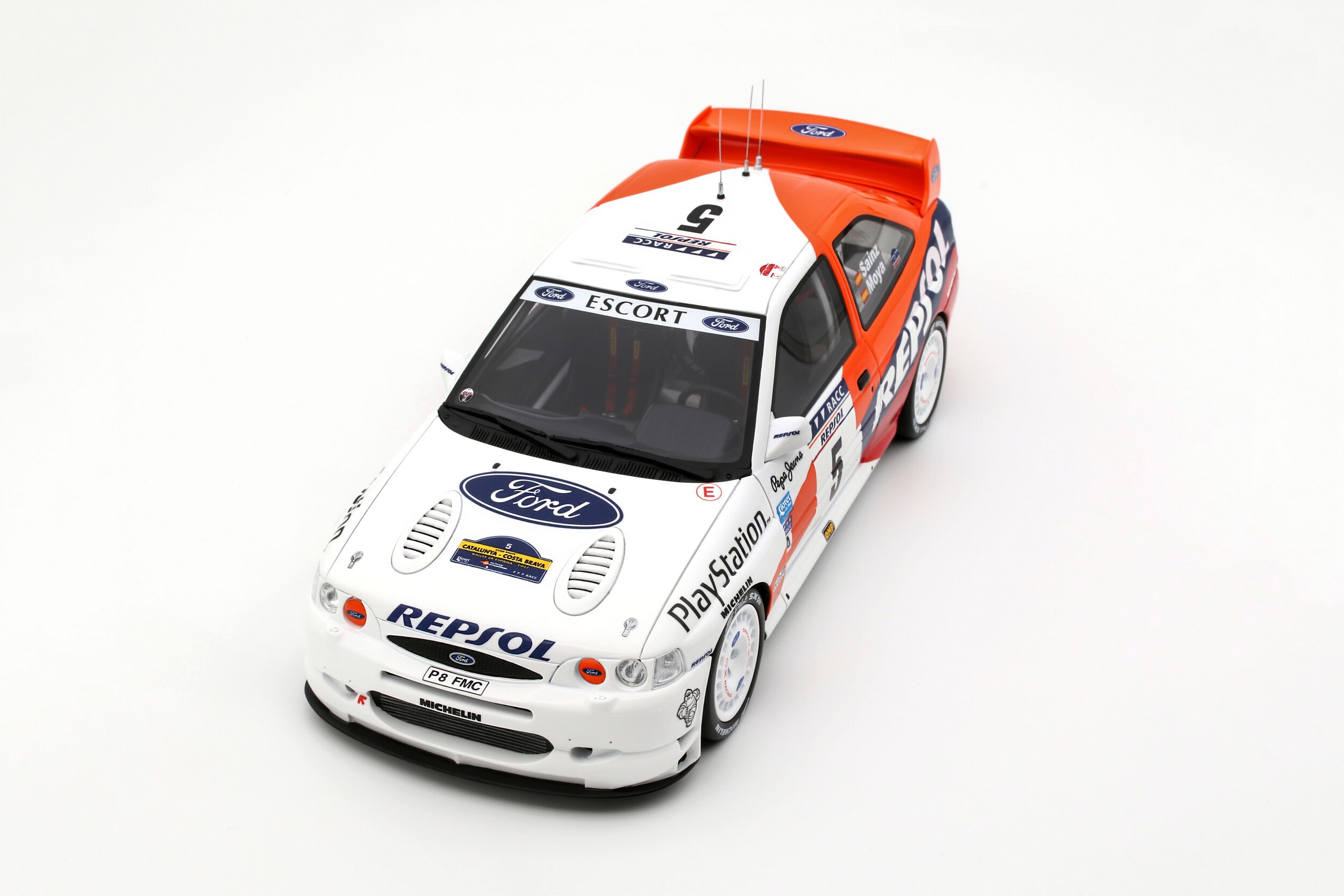 Otto Mobile 1:18 Ford Escort WRC Carlos Sainz Catalonia Rally 1997 (OT1179) Limited Edition Resin Model 8 Otto Mobile 1:18 Ford Escort WRC Carlos Sainz Catalonia Rally 1997 (OT1179) Limited Edition Resin Model - Image 8