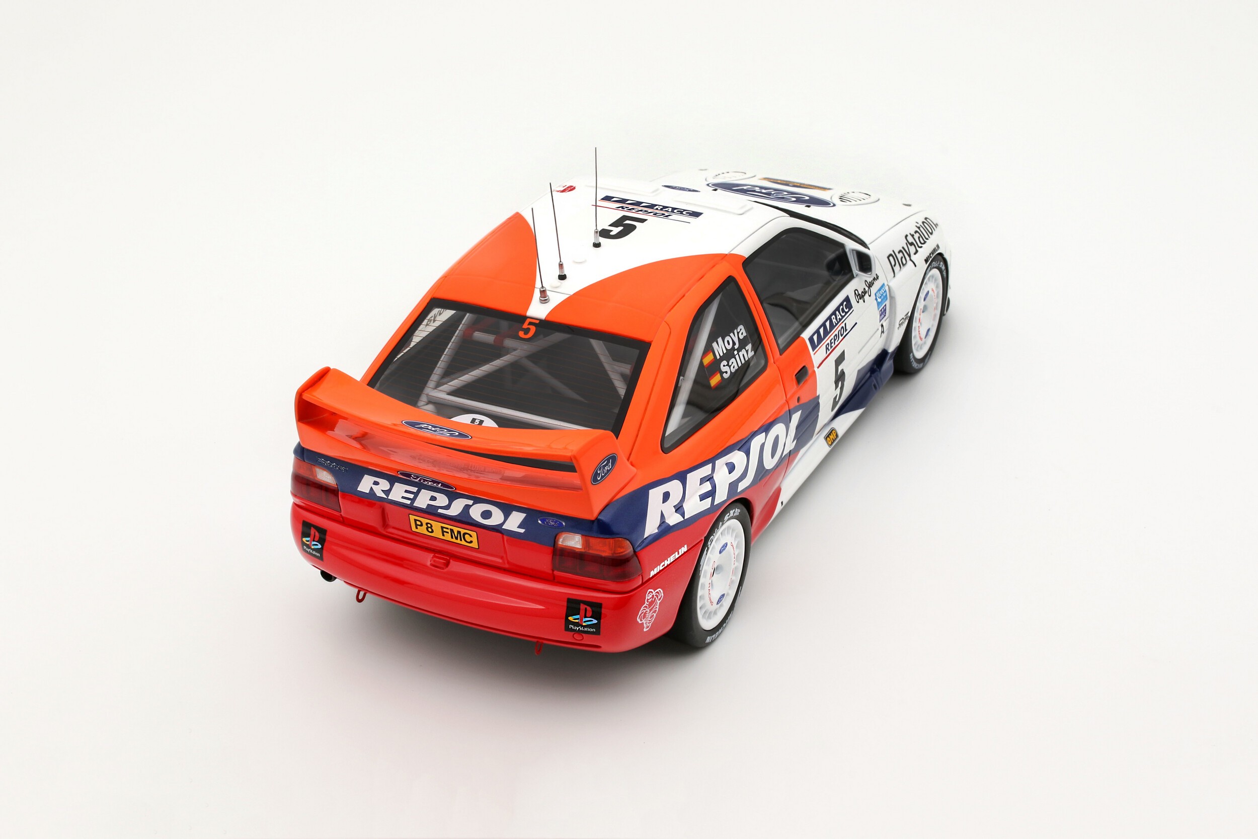 Otto Mobile 1:18 Ford Escort WRC Carlos Sainz Catalonia Rally 1997 (OT1179) Limited Edition Resin Model 9 Otto Mobile 1:18 Ford Escort WRC Carlos Sainz Catalonia Rally 1997 (OT1179) Limited Edition Resin Model - Image 9
