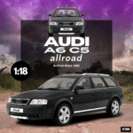Otto Mobile - 1:18 Audi A6 (C6) Allroad Brilliant Black 2000 - Limited Edition Resin Model