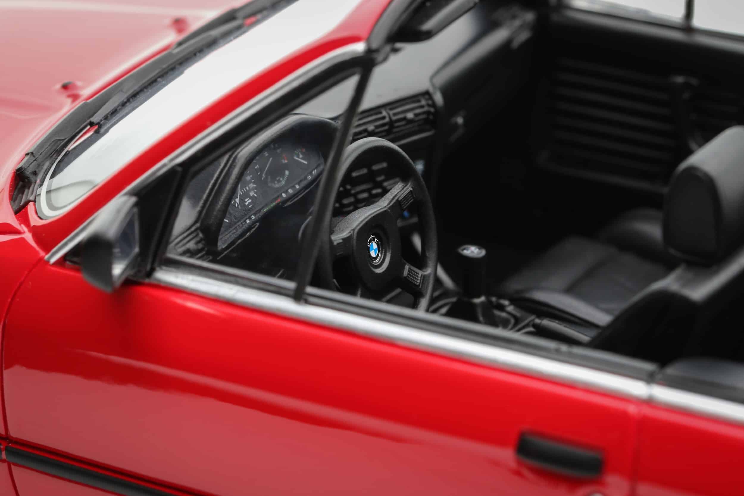 Otto Mobile 1:18 BMW 325i Convertible Bright Red 1986 (OT1194) Limited Edition Resin Model 6 Otto Mobile 1:18 BMW 325i Convertible Bright Red 1986 (OT1194) Limited Edition Resin Model - Image 6