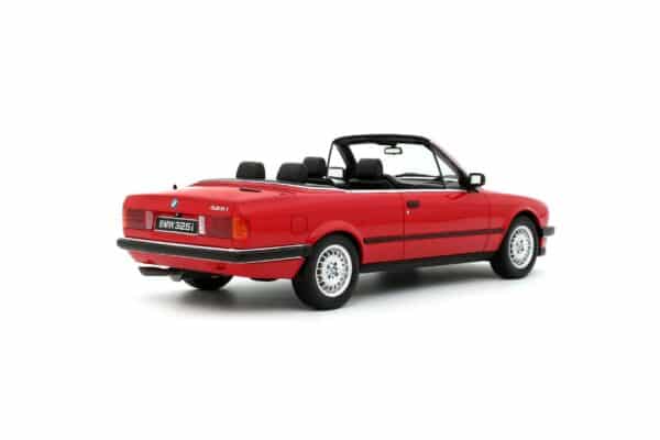 Alternative view of Otto Mobile 1:18 BMW 325i Convertible Bright Red 1986 (OT1194) Limited Edition Resin Model