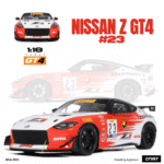 Otto Mobile - 1:18 Nissan Z GT4 White No.23 2023 - Limited Edition Resin Model