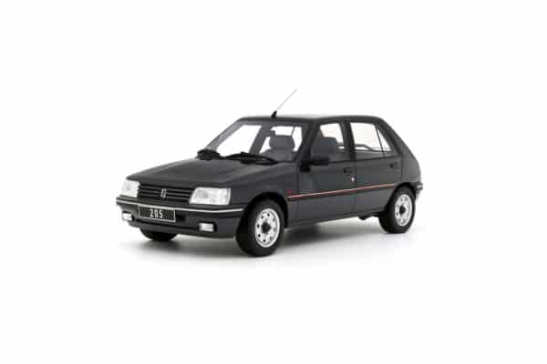 Otto Mobile 1:18 Peugeot 205 GT Grey Graphite 1993 (OT1223) Limited Edition Resin Model