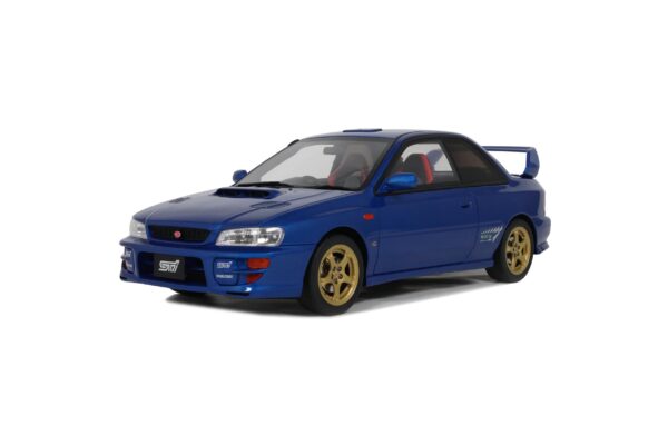 Otto Mobile 1:18 Subaru Impreza WRX Type R STI Ver.V Limited Sonic Blue 1999 (OT1249) Limited Edition Resin Model